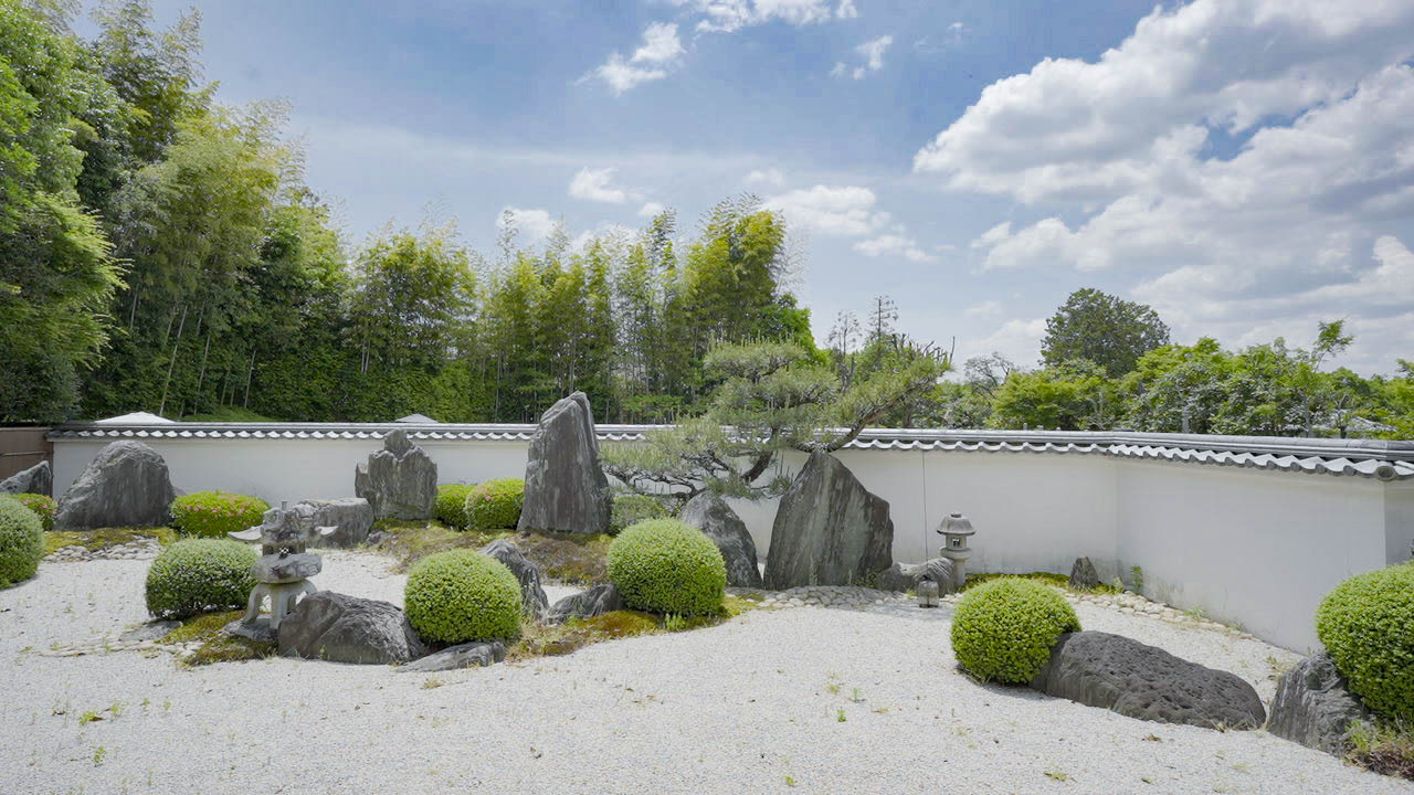大機院の枯山水庭園